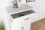 Commode blanche en pin massif Columba 02 | 1 tiroir, 3 niches | 123 x 80 x 50 cm | Montage rapide | Longévité