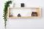 Étagère murale en pin massif naturel Junco 292 | 80 x 25 x 20 cm | Design moderne