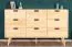 Commode en pin massif naturel Aurornis 40 - Dimensions : 84 x 142 x 40 cm (H x L x P)