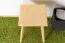 Tabouret pin massif naturel Aurornis 66 - Dimensions : 45 x 32 x 32 cm (h x l x p)