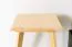 Tabouret pin massif naturel Aurornis 66 - Dimensions : 45 x 32 x 32 cm (h x l x p)