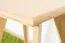 Tabouret pin massif naturel Aurornis 66 - Dimensions : 45 x 32 x 32 cm (h x l x p)