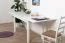 Table extensible en pin massif blanc | Junco 236B | 80 x 140/170/200 cm | Rectangulaire