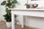 Table extensible en pin massif blanc | Junco 236B | 80 x 140/170/200 cm | Rectangulaire
