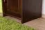Table de chevet en pin massif couleur noyer Junco 131 - Dimensions 65 x 40 x 35 cm (H x L x P)
