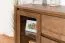 Vitrine Selun 01, Couleur : Chêne brun foncé - 80 x 140 x 43 cm (H x L x P)