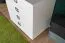 Chambre d'enfant - Commode Benjamin 06, Couleur : Blanc - Dimensions : 89 x 84 x 56 cm (H x L x P)