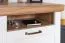 Table de chevet Lotofaga 21 | Blanc & Noyer | 52 x 62 x 43 cm | Design contemporain
