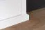 Table de chevet Lotofaga 21 | Blanc & Noyer | 52 x 62 x 43 cm | Design contemporain
