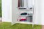 Armoire brillant, Couleur: Blanc / Blanc - Dimensions: 224 x 227 x 56 cm (H x L x P)