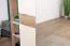 Armoire à portes coulissantes Gataivai 04 | Beige brillant & Noyer | 224 x 182 x 65 cm