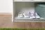 Armoire à portes coulissantes / armoire Siumu 06, couleur : blanc / blanc brillant - 224 x 182 x 61 cm (H x L x P)