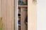 Chambre d'enfant - armoire à portes battantes / armoire d'angle Benjamin 20, couleur : hêtre / crème - 236 x 86 x 86 cm (h x l x p)