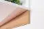 Étagère murale Tuanai 04 | Chêne & blanc brillant | 32 x 140 x 22 cm | Design moderne