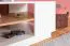 Table basse rectangulaire avec deux niches Gremda 04 | Chêne / Blanc | 100 x 60 x 46 cm | Style moderne | Bords ABS