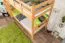Lits superposés 90 x 200 cm pour adultes "Easy Premium Line" K17/n, hêtre massif laqué naturel, convertibles