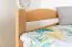 Lits superposés 90 x 200 cm pour adultes "Easy Premium Line" K17/n, hêtre massif laqué naturel, convertibles