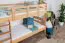 Lits superposés pour adultes "Easy Premium Line" K18/n, tête de lit ajourée, hêtre massif naturel - 90 x 190 cm, (L x l) séparable