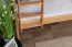 Lits superposés pour adultes "Easy Premium Line" K18/n, tête de lit ajourée, hêtre massif naturel - 90 x 190 cm, (L x l) séparable