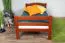 Lit mezzanine 90 x 200 cm pour adultes, "Easy Premium Line" K22/n, hêtre massif couleur cerisier, séparable