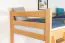 Lit mezzanine "Easy Premium Line" K22/n, hêtre massif nature - Couchage : 90 x 190 cm