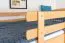 Lit mezzanine "Easy Premium Line" K22/n, hêtre massif nature - Couchage : 90 x 190 cm