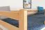 Lit mezzanine "Easy Premium Line" K22/n, hêtre massif nature - Couchage : 90 x 190 cm