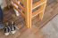 Lit mezzanine "Easy Premium Line" K22/n, hêtre massif nature - Couchage : 90 x 190 cm