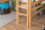 Lit mezzanine 140 x 190 cm "Easy Premium Line" K23/n, hêtre massif verni naturel, divisible