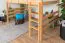Lit mezzanine 140 x 190 cm "Easy Premium Line" K23/n, hêtre massif verni naturel, divisible