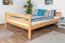 Lit mezzanine 160 x 200 cm pour adultes "Easy Premium Line" K23/n, en hêtre massif verni naturel, divisible