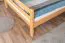 Lit mezzanine 160 x 200 cm pour adultes "Easy Premium Line" K23/n, en hêtre massif verni naturel, divisible