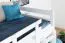 Lit mezzanine "Easy Premium Line" K23/n, hêtre massif laqué blanc, divisible - Surface de couchage : 120 x 190 cm