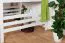 Lit mezzanine 160 x 200 cm pour adultes "Easy Premium Line" K23/n, hêtre massif laqué blanc, divisible