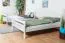 Lit superposé divisible avec matelas | 140 x 200 cm | Bonell ressorts | hêtre massif blanc | K24/2