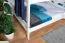 Lits superposés 160 x 200 cm pour adultes "Easy Premium Line" K24/n, tête et pied de lit droits, hêtre massif laqué blanc, convertibles