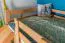 Lit superposé enfant avec toboggan 80 x 190 cm | Hêtre massif naturel | Séparable en 2 lits simples | Easy Premium Line K28/n