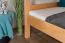 Lit superposé avec toboggan 90 x 190 cm | Hêtre massif naturel | Séparable en 2 lits simples | Easy Premium Line K28/n