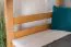 Lit superposé avec toboggan 90 x 190 cm | Hêtre massif naturel | Séparable en 2 lits simples | Easy Premium Line K28/n