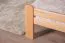 Lit double Easy Premium Line K4 surdimensionné | 160 x 220 cm | Hêtre massif naturel | Design moderne