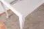 Table basse Bignona 20, Couleur : Blanc pin - 116 x 75 x 55 cm (L x P x H)