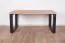 Table basse "Prizren" 02, Chêne artisan / Noir mat, 105 x 60 x 50 cm, convient comme table d'appoint pour le salon, la chambre à coucher, la chambre d'enfants, la chambre d'adolescents