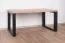 Table basse "Prizren" 02, Chêne artisan / Noir mat, 105 x 60 x 50 cm, convient comme table d'appoint pour le salon, la chambre à coucher, la chambre d'enfants, la chambre d'adolescents