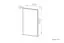 Miroir Knoxville 24, Couleur : Blanc de pin - Dimensions : 94 x 54 x 2 cm (H x L x P)