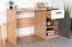 Bureau ado Sallingsund 08 | 76 x 120 x 51 cm | Chêne / Blanc / Anthracite | 1 porte, 1 tiroir, 2 niches