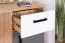 Bureau ado Sallingsund 08 | 76 x 120 x 51 cm | Chêne / Blanc / Anthracite | 1 porte, 1 tiroir, 2 niches