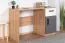 Bureau ado Sallingsund 08 | 76 x 120 x 51 cm | Chêne / Blanc / Anthracite | 1 porte, 1 tiroir, 2 niches