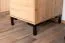 Bureau Pandrup 23 | Chêne & Noir | 75 x 120 x 51 cm | 1 porte, 1 tiroir, 2 niches