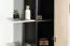 Armoire pour chambre ado Aalst 05 | Design chêne, crème et noir | 190 x 60 x 40 cm