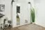 Chambre à coucher - Armoire avec mirroir, Couleur: Blanc - Dimensions: 215 x 200 x 60 cm (H x L x P)
